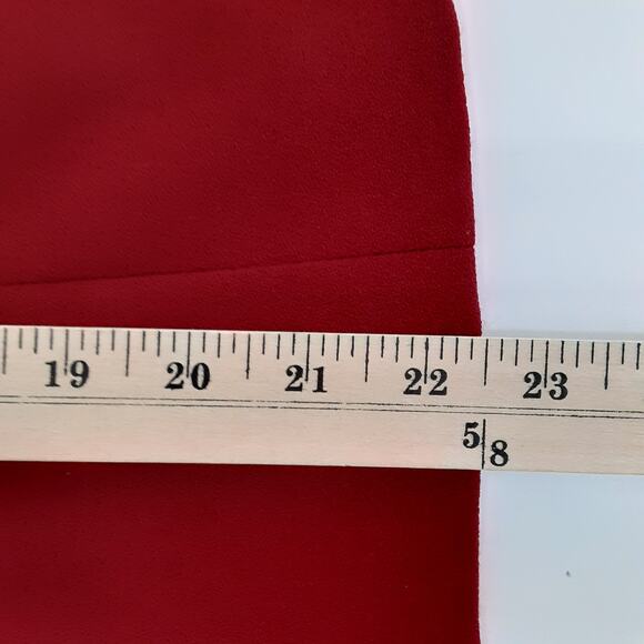 Vintage 90s Red Blazer Jacket 100% New Wool Woolmark Size 10P Norton McNaughton - Picture 10 of 11